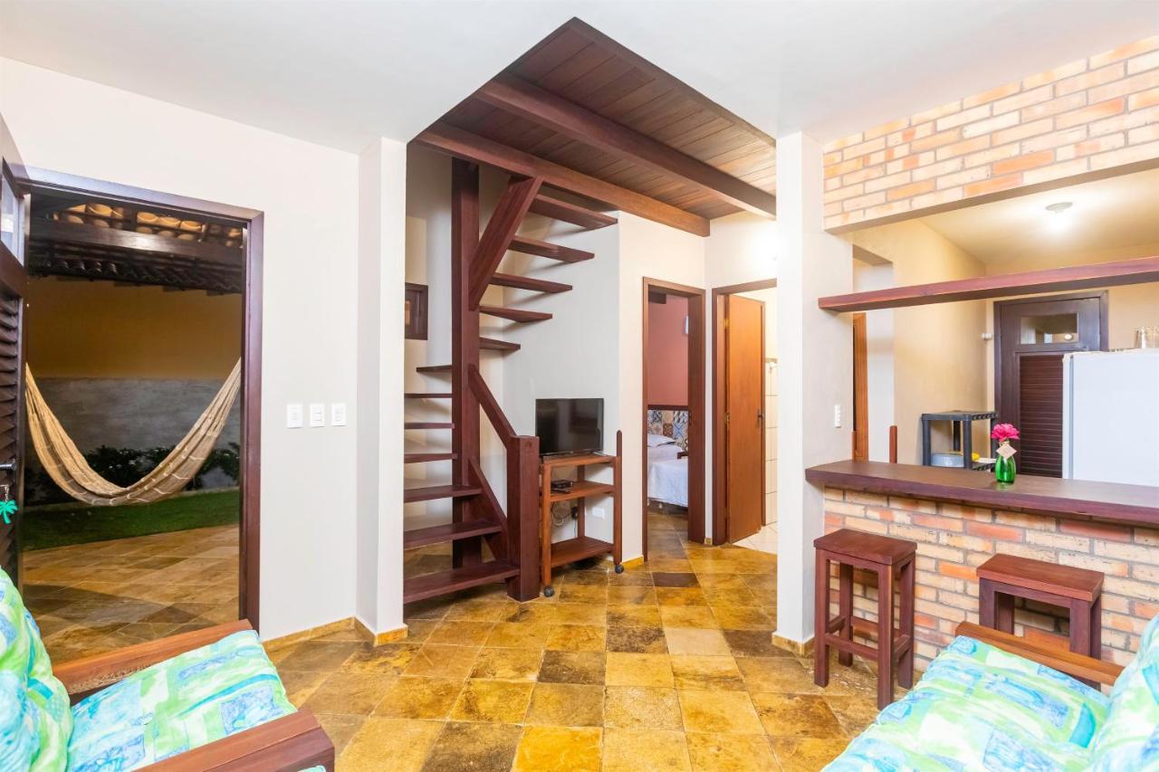 Sombra Do Coqueiro Villas - 150M Da Praia 路易斯科雷亚 外观 照片