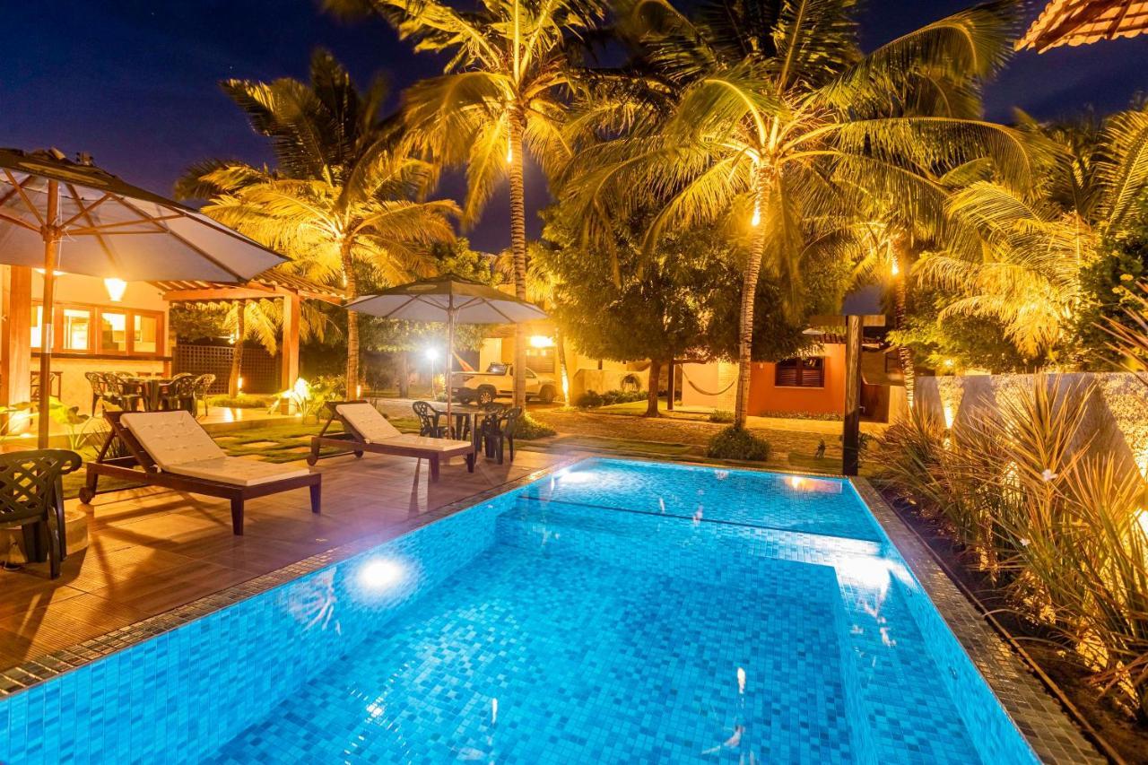 Sombra Do Coqueiro Villas - 150M Da Praia 路易斯科雷亚 外观 照片